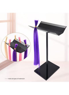 Ehdis EHDIS Hair Extension Holder,Stainless Steel and Acrylic Hair Extension Organizer Wigs Storage Professional Hair Extensions Stand Hanger Organizer for Salons Shop Barber  - Image 5