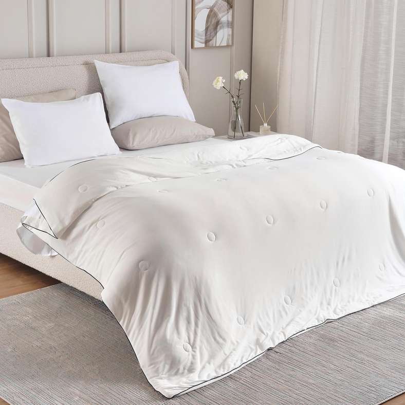 Pan Home لحاف تبريد 246x210 سم - أبيض