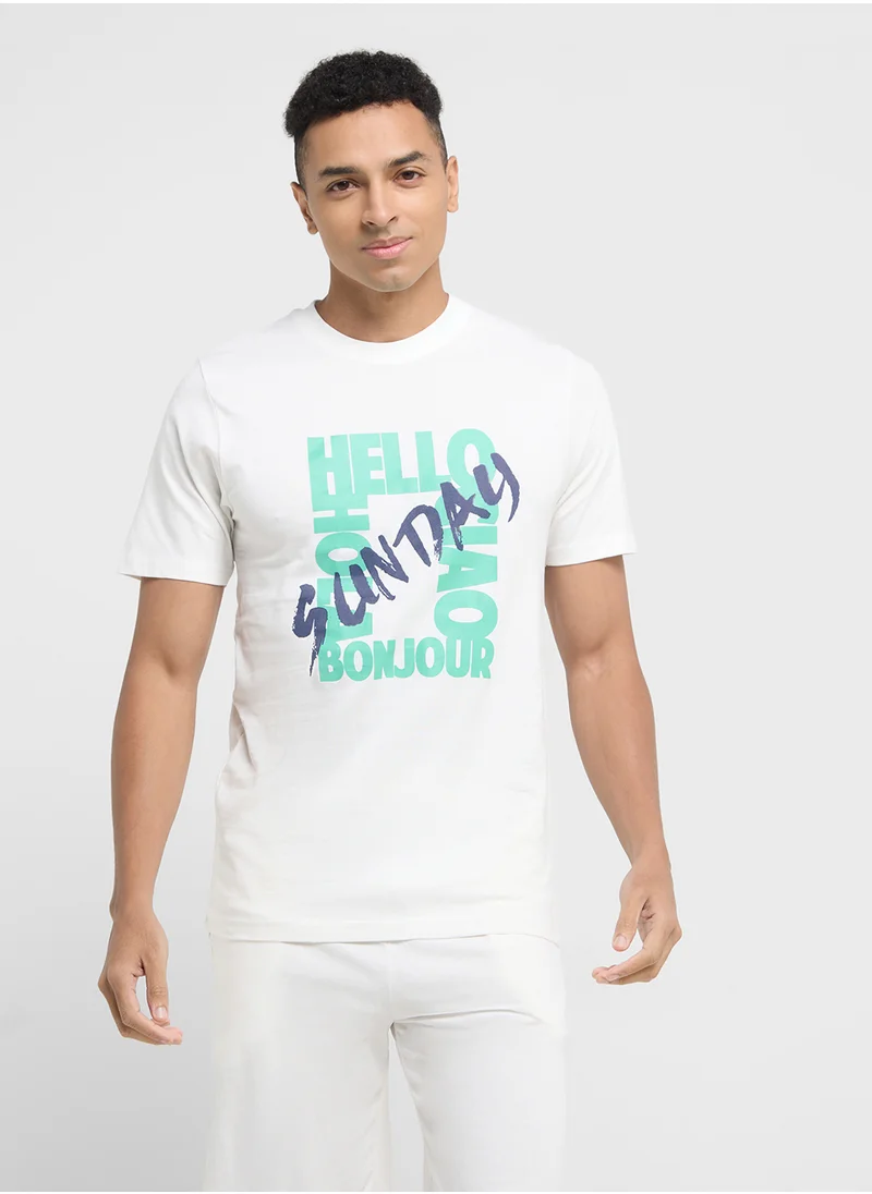 Robert Wood Nightwear T-Shirt & Shorts Sets