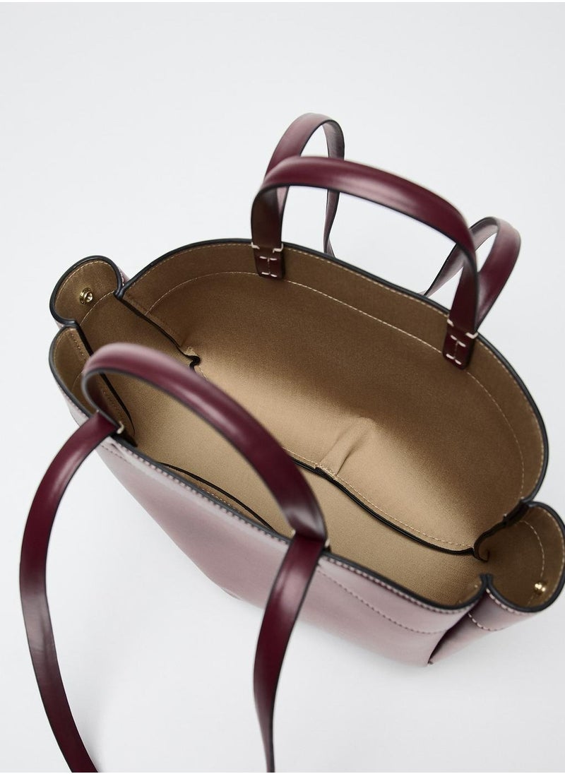Zara Tote Shopping Bag with Removable Bundle  - Image 4