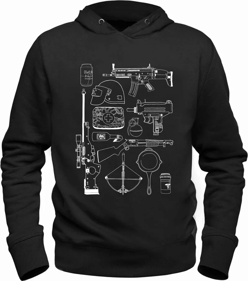 الفا تيشيرت Alpha Tshirt Pubg Hooded Sweatshirt