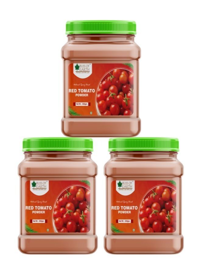 500gm tomato powder natural spray dried great for tomato soup tomato juice ketchup seasoning gravies pack of 3