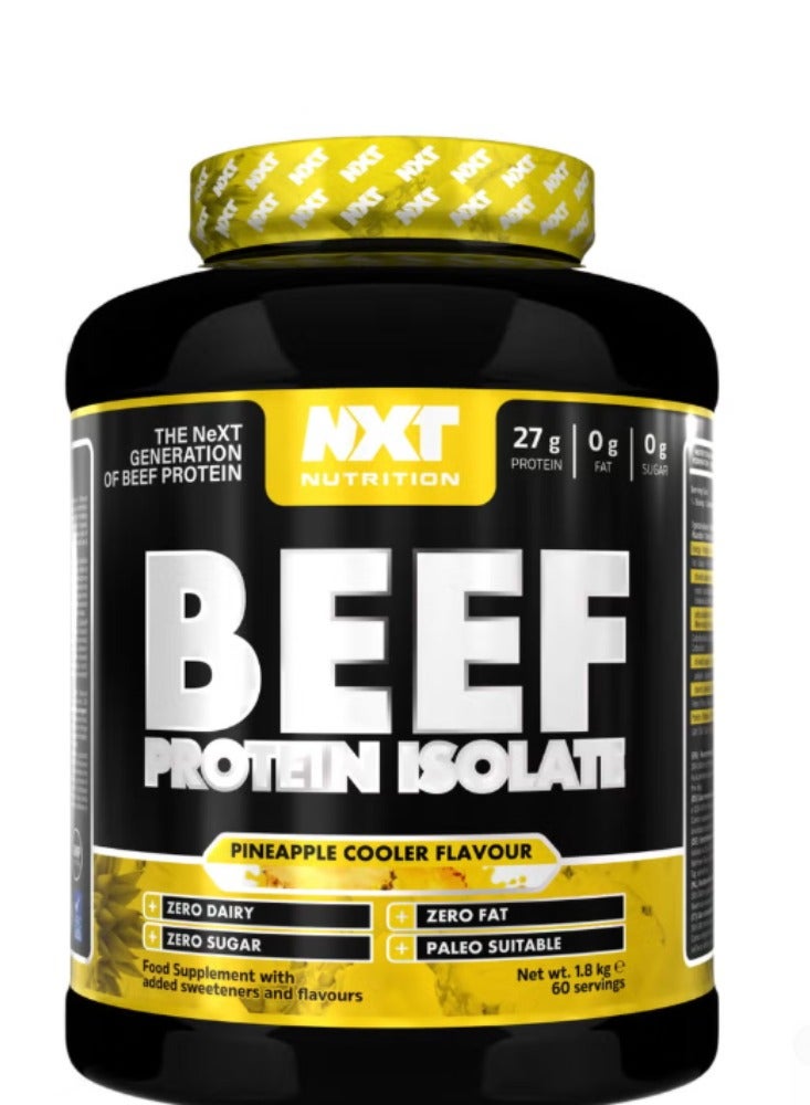 Nxt Nutrition Beef Protein Pineapple Cooler Flavour 1.8kg - Image 1