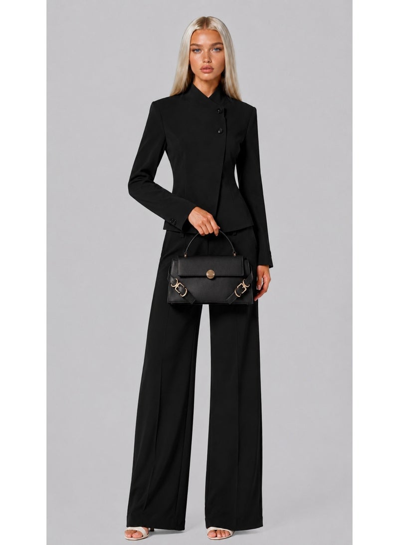 KYVELi Royal Tailored Suit Set-Black - Image 1