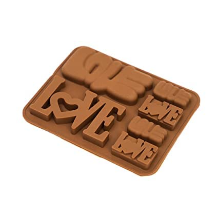 MoldBerry Flexible and Reusable Silicone Love Chocolate Mould, Love Sign Word Mold, Love Resin Mould for DIY Table Decoration, Wedding and Valentine Special - Image 5