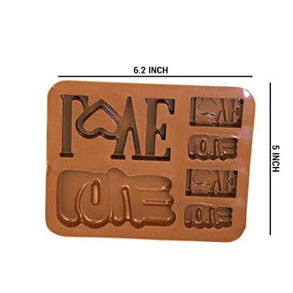 MoldBerry Flexible and Reusable Silicone Love Chocolate Mould, Love Sign Word Mold, Love Resin Mould for DIY Table Decoration, Wedding and Valentine Special - Image 3