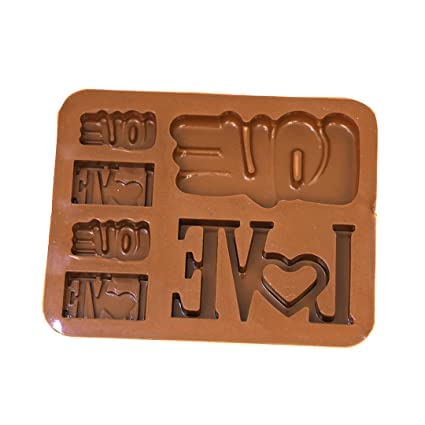 MoldBerry Flexible and Reusable Silicone Love Chocolate Mould, Love Sign Word Mold, Love Resin Mould for DIY Table Decoration, Wedding and Valentine Special - Image 4