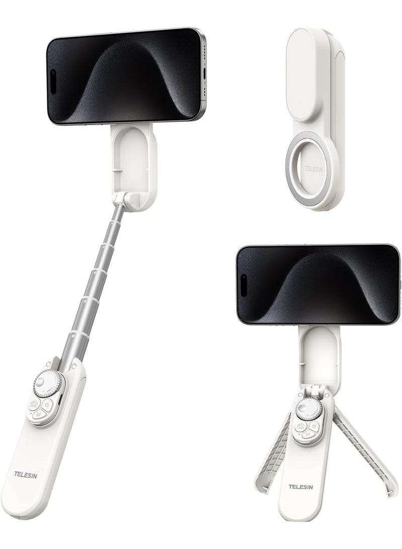 TELESIN Magnetic Selfie Stick Tripod for iPhone Phone Holder - Image 1