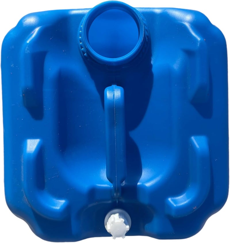 CHEMSTREAM 5.3 Gallon Tighthead Jug w/Cap & Faucet | Water Storage Carboy | Hedpack | Home Brewing | Includes- (1) Jug (2) Caps & (1) Faucet/Spigot | (BLUE) - Image 3