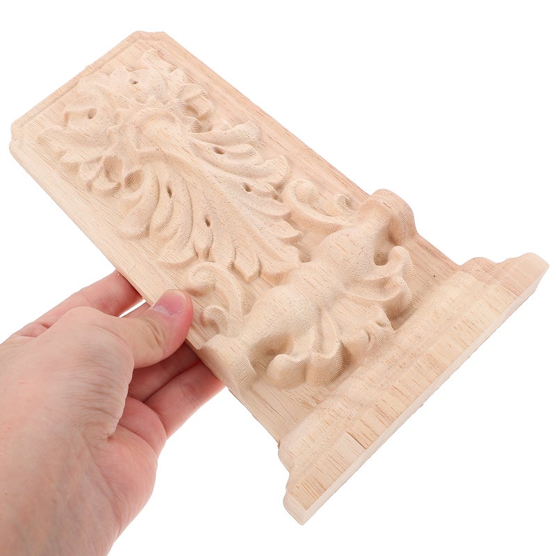 Unfinished Wood Carved Corbel European Style Corbel Bracket Decorative Wood Corbel Carved Wood Bracket for Enhancing Doorways Furniture Decor - Image 3