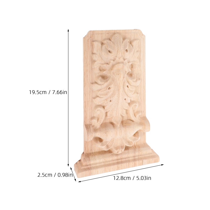 Unfinished Wood Carved Corbel European Style Corbel Bracket Decorative Wood Corbel Carved Wood Bracket for Enhancing Doorways Furniture Decor - Image 4