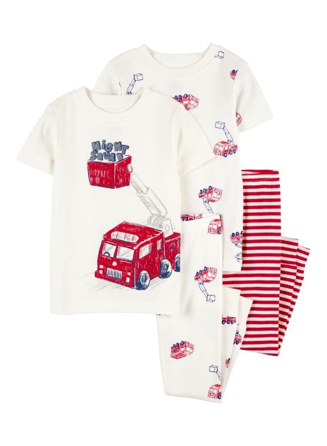 كارترز طقم بيجامات مطبوعة للأطفال  قطع - Image 1