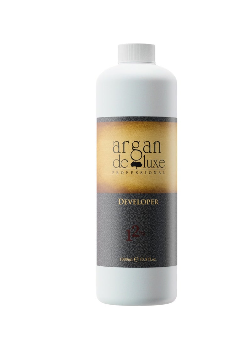 argan de luxe HAIR COLOR DEVELOPER 12% 40 VOLUME 1000ML
