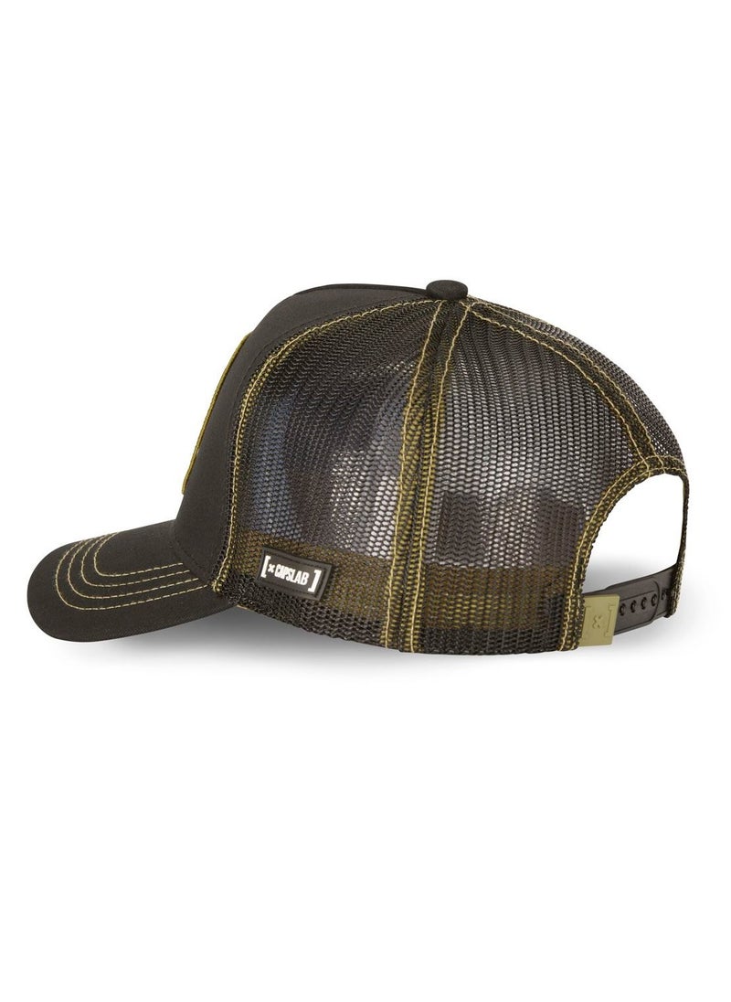 [ X ] Capslab - Looney Tunes TazUnisex Adult Trucker Cap Black - Image 1