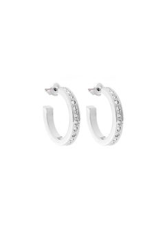 Karen Millen Small Crystal Hoop Earring  - Image 1