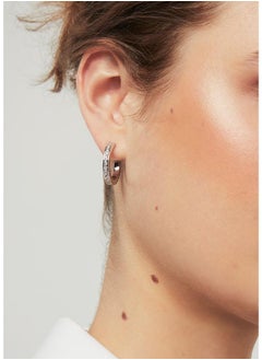 Karen Millen Small Crystal Hoop Earring  - Image 5