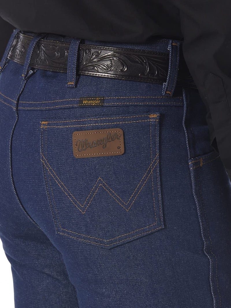 WranglerMen'sCowboy Cut Slim Fit Traditional Bootcut Jean Navy34W x 32L - Image 3