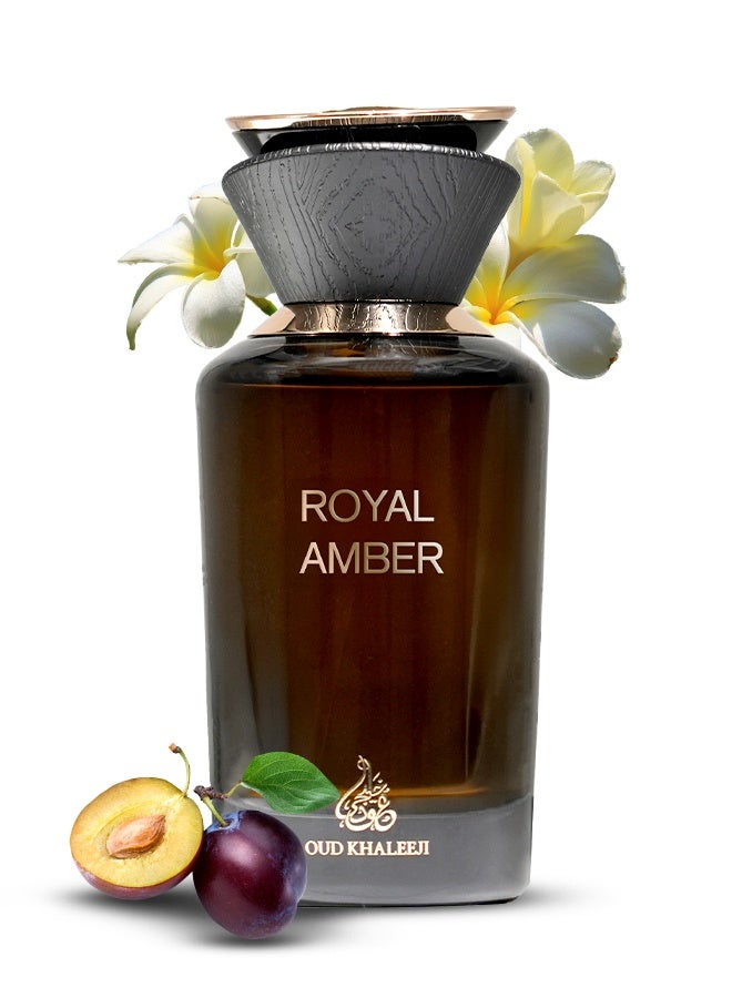 عود خليجي عطر رويال أمبر 100مل – عطر فاخر شرقي زهري خشبي - Image 1