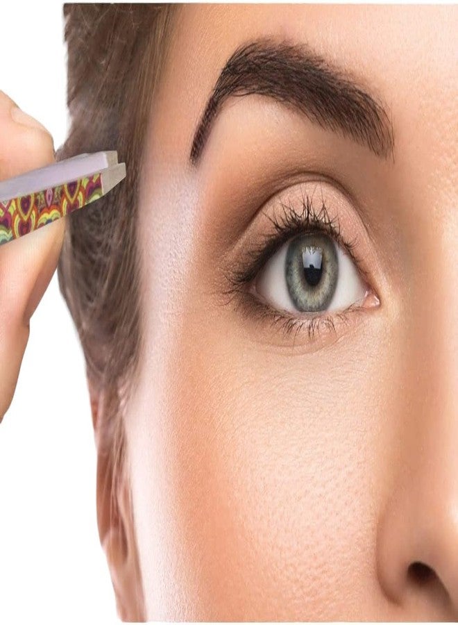 DreamCut Expert Slant Tweezers - Stainless Steel - Heart Collection (Rainbow Hearts) - Image 4