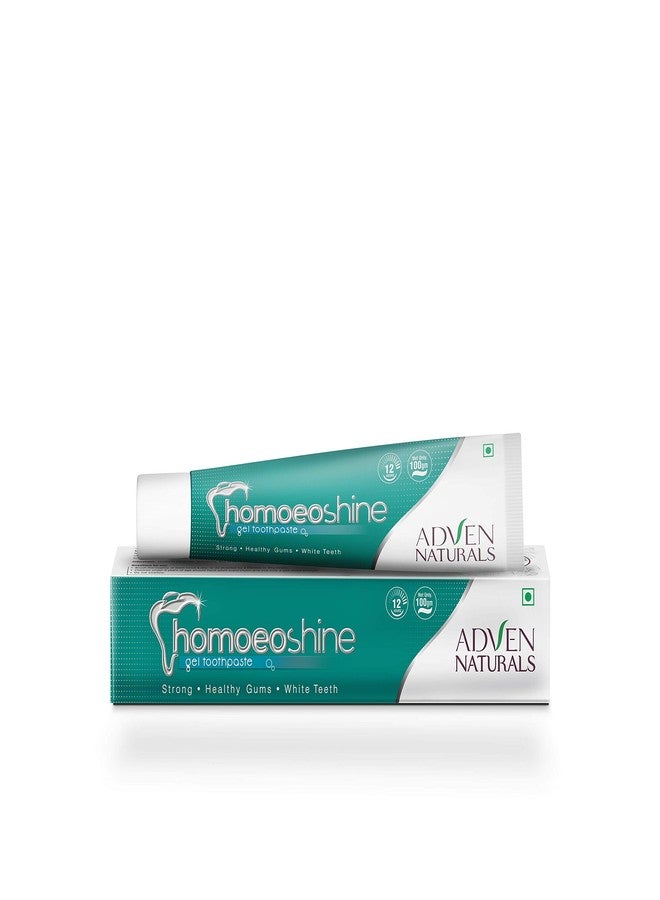 Adven Naturals Homoeoshine Toothpaste | Herbal Oral Care for Toothache, Bleeding Gums, Sensitivity, Cavities & Bad Breath | Fluoride & Paraben-Free | Calendula, Neem, Tulsi, Clove, Plantago | 3x100g - Image 1