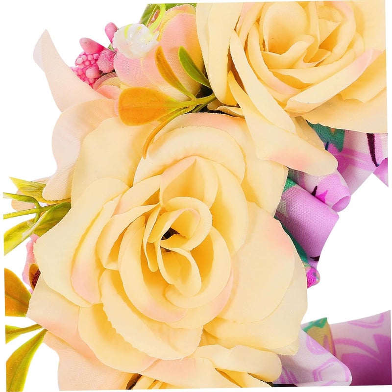 Baby Floral Headband Soft Lightweight Crown For Newborn Photography Everyday Wear - Image 3