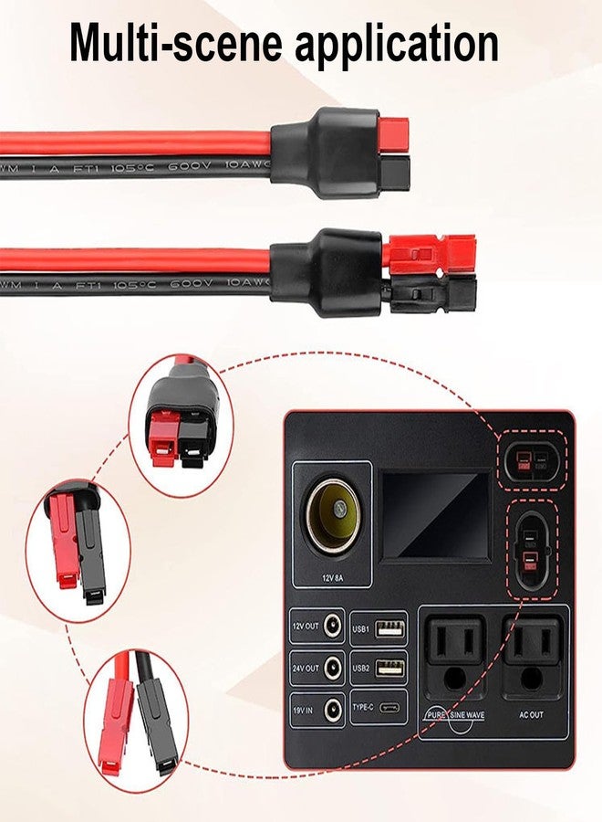Tnisesm Wire Connector Crimping Tool for 15, 30 and 45 Amp Contacts DC Power Connector Modular Power Connector Kit - Image 4