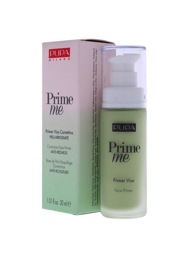 PUPA Milano Prime Me Corrective Antiredness Face Primerevens Out The Skin Tone And Gives It A Neutral Undertonefor Makeup That Lasts Longeroil And Alcohol Free003 Green1.01 Oz  - Image 4
