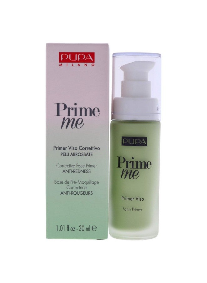 PUPA Milano Prime Me Corrective Antiredness Face Primerevens Out The Skin Tone And Gives It A Neutral Undertonefor Makeup That Lasts Longeroil And Alcohol Free003 Green1.01 Oz  - Image 1