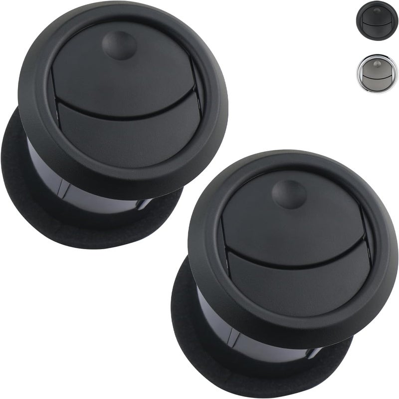 TQPONLY Dashboard AC Heater Air Duct Vent Louvre (2 Pcs) - Image 1