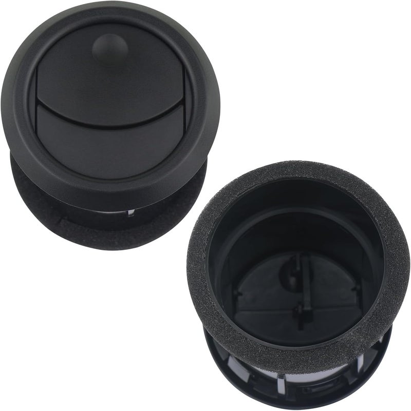 TQPONLY Dashboard AC Heater Air Duct Vent Louvre (2 Pcs) - Image 5