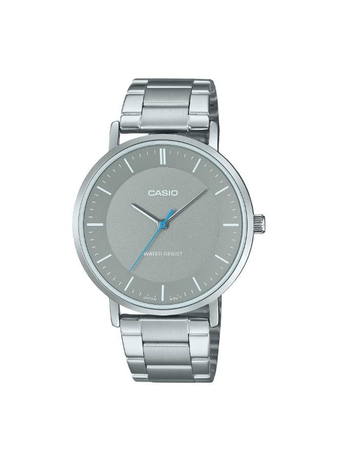 كاسيو ساعة تناظرية من الفولاذ المقاوم للصدأ MTP-VT04D-8EDF - Image 1