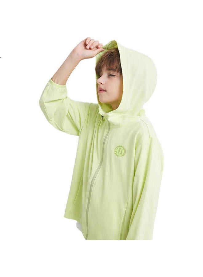 Yuzhaolin Upf50+ Children'S Sun Protection Clothing For Boys And Girls, Summer Lightweight Sunscreen Jacket, Uv Protection Top - Image 1
