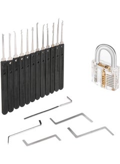 Valkyrie 17 Piece Broken Lock Pick Set + Transparent Padlock  - Image 2