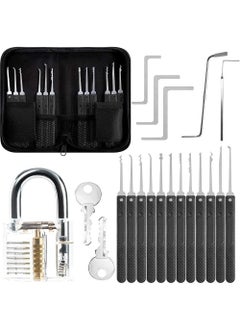 Valkyrie 17 Piece Broken Lock Pick Set + Transparent Padlock  - Image 4