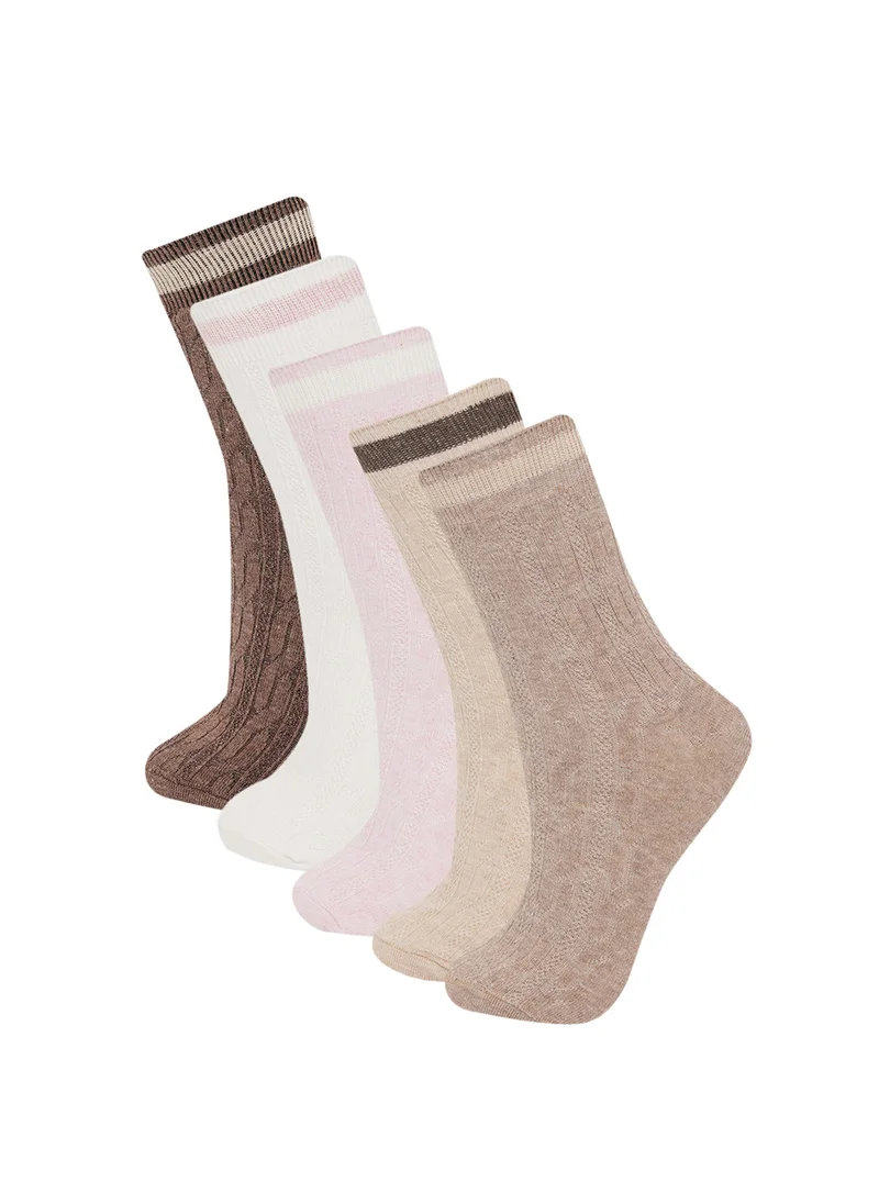 DeFacto Relax Fit 5-Pack Cotton Long Socks (36/40)