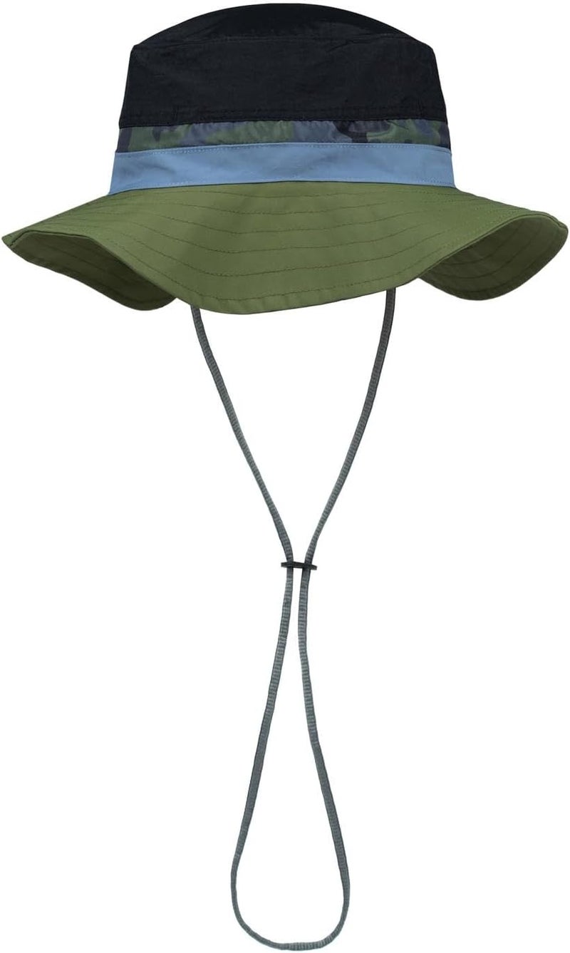 Buff Unisex Explore Booney Sun Hat - Forest Green - Image 1