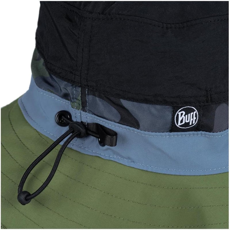 Buff Unisex Explore Booney Sun Hat - Forest Green - Image 2
