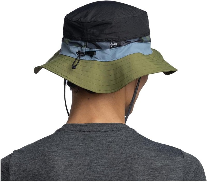 Buff Unisex Explore Booney Sun Hat - Forest Green - Image 5