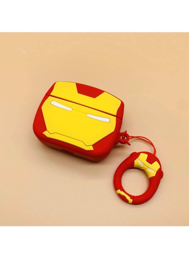 Compatible with AirPods 4 Case Soft Silicone Shockproof Cover for AirPods 4th Generation (2024), New 3D Cute Cartoon Creative Fun Case with Keychain Design - Image 1