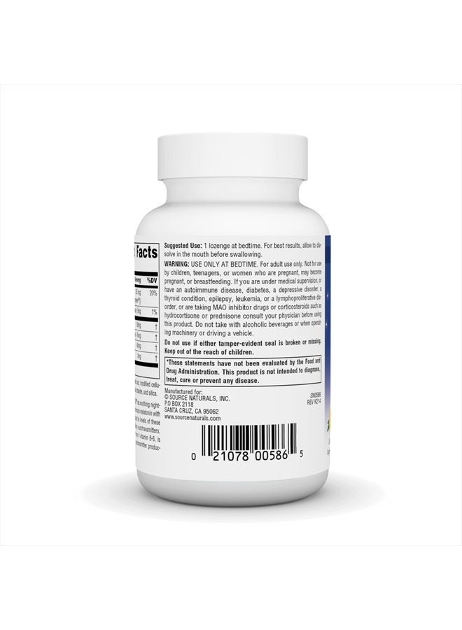 Source Naturals مركب الميلاتونين - 100 حبة مصنوعة بنكهة البرتقال - Image 3