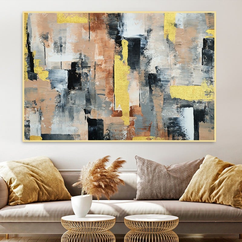 Marktna Canvas painting with a fine art design and a hollow frame, measuring (60×40), one piece - Image 3