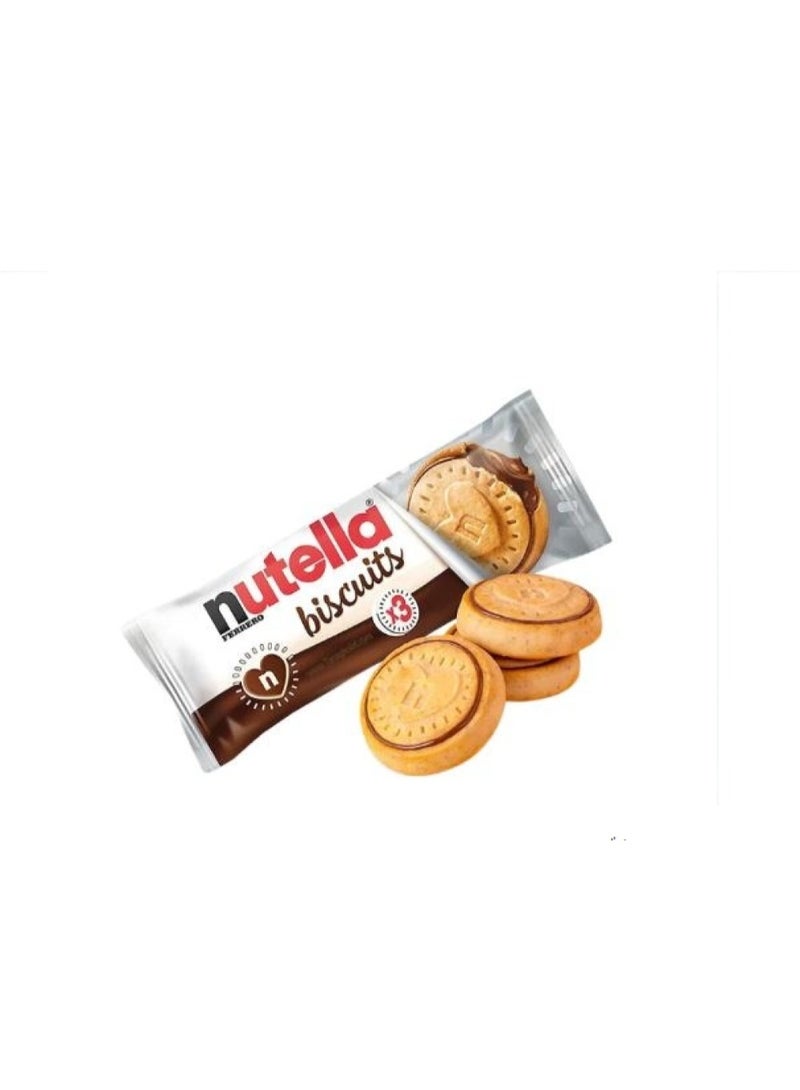 Nutella Biscuits with Creamy Hazelnut Cocoa Filling, Crispy Cookies, Pack of 3 - Image 2