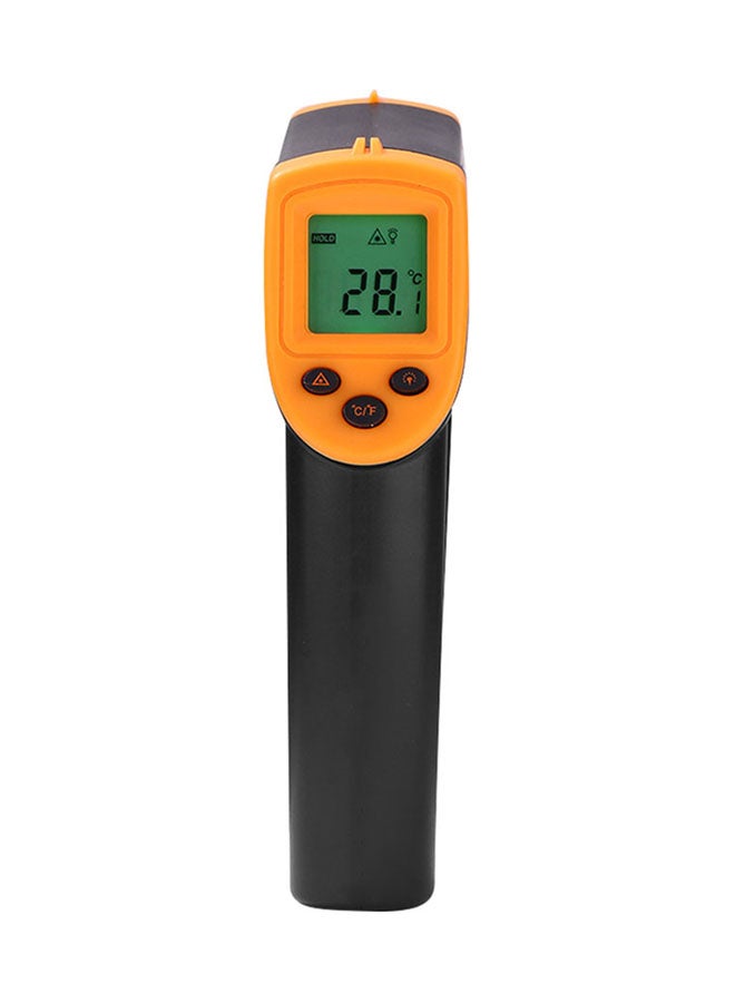 Non-contact Digital Infrared Thermometer Orange/Black 15x5x10centimeter - Image 3