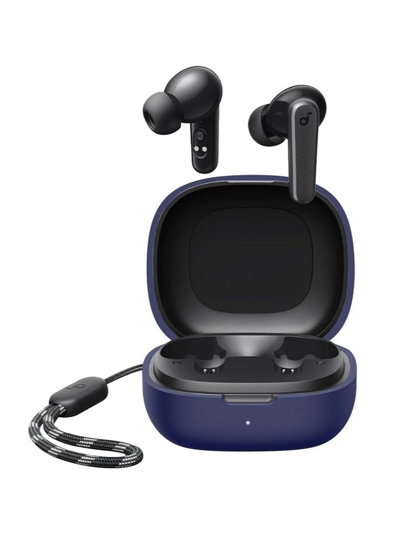 shomira Silicone Case for R50i, Protective Cover with Carabiner (Navy Blue) - Image 1