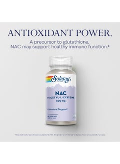 Solaray Nac 600Mg Antioxidant And Liver Detox Support 60 Vcaps  - Image 3