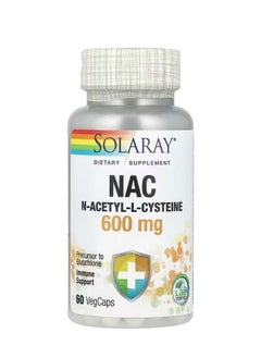 Solaray Nac 600Mg Antioxidant And Liver Detox Support 60 Vcaps  - Image 1