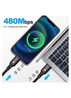 CAROSKI CAROSKI USB A to USB C 3.0 Cable 5Gbps USB C Cable with 1.2M Length Type C Cable Fast Charge Compatible with Galaxy S21 ultra S21+ S20 FE A12 A21s Note 20 Ultra - Huawei  - Image 2
