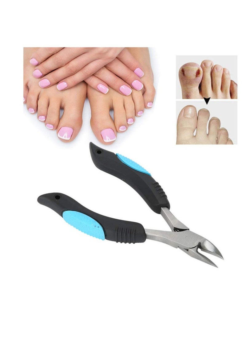 Generic Cuticle Trimmer, Non-Slip Professional Cuticle Nipper Stainless Steel Cutter, Fingernail Toenail Cuticle Scissors Pedicure Cutter Tool, Suitable for Nail Art Salons and Home Use  - Image 2