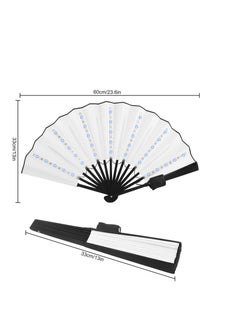 Y&D Party LED Glowing Colorful Chinese Hand Held Folding Fan with Remote Control Stage Performance Show Light Up Birthday Dance Gift Wedding Night Bar Club Fluorescent Props  - Image 5