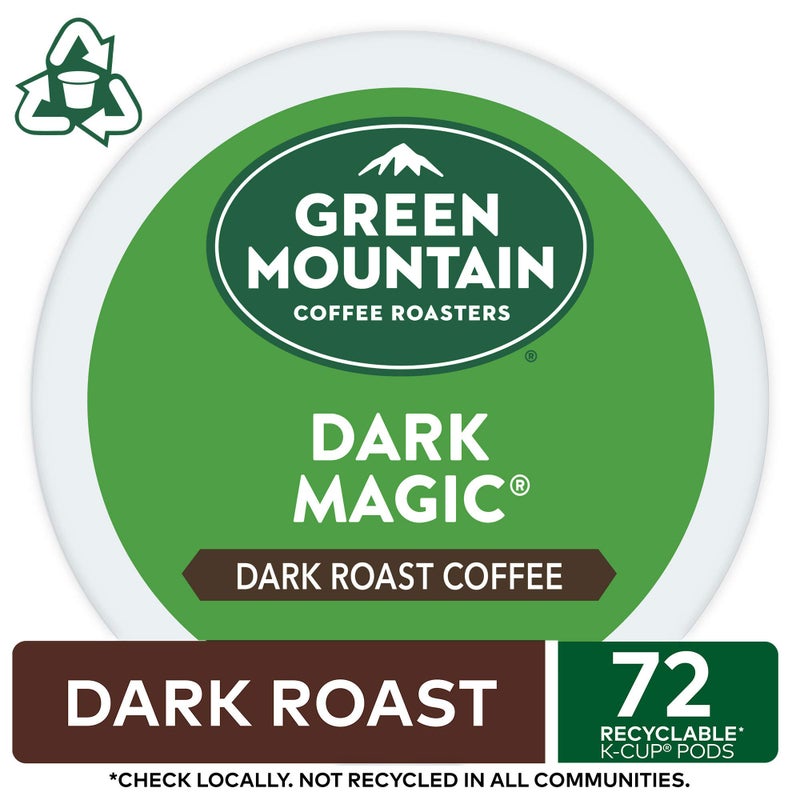 Green Mountain Coffee Roasters Dark Magic Keurig Single-Serve K-Cup Pods, Dark Roast Coffee, 72 Count - Image 2